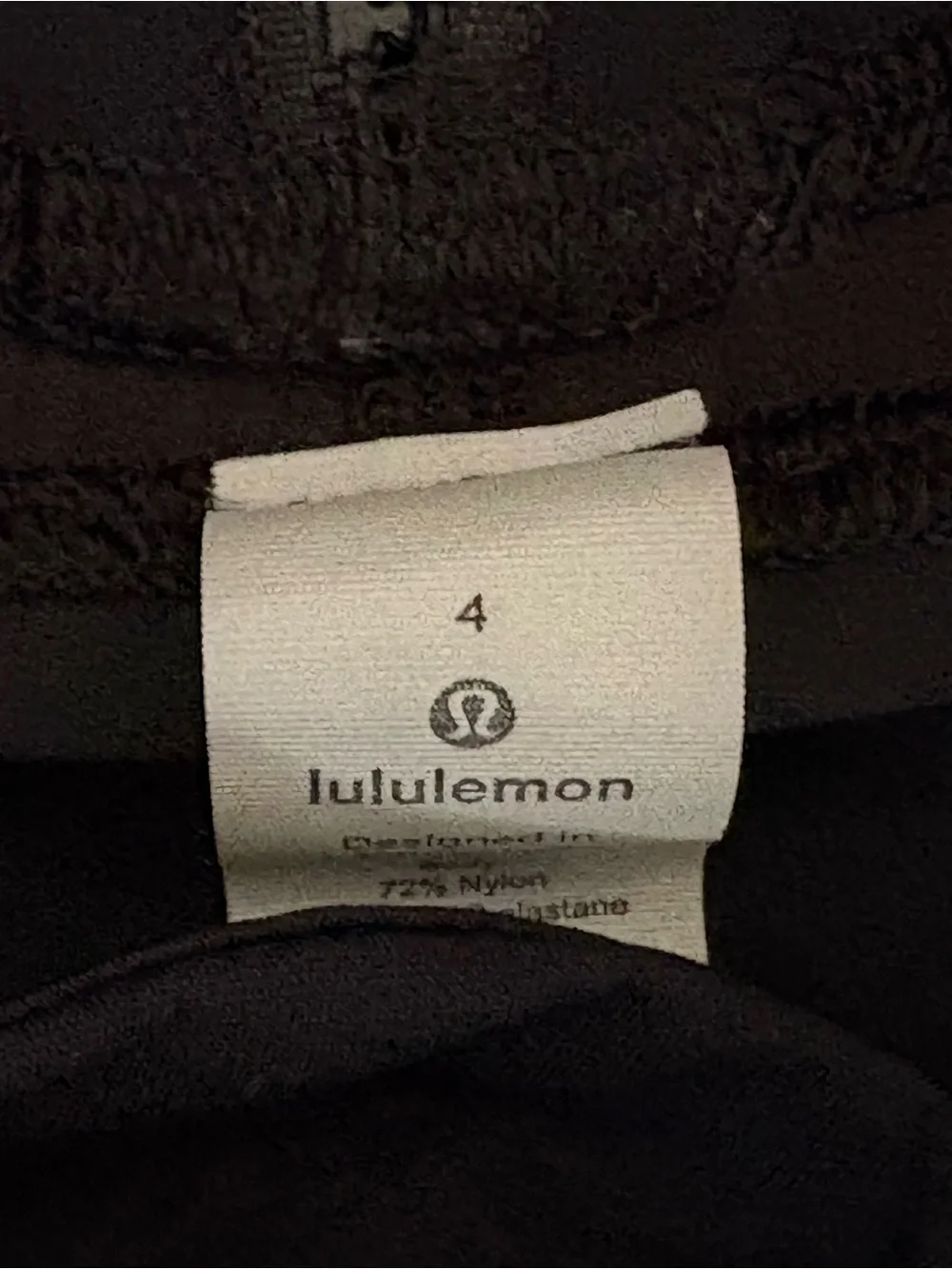 Lululemon Wade the Waters Paddle Tight Back Waist Zipper UV Protect Size 4 Black